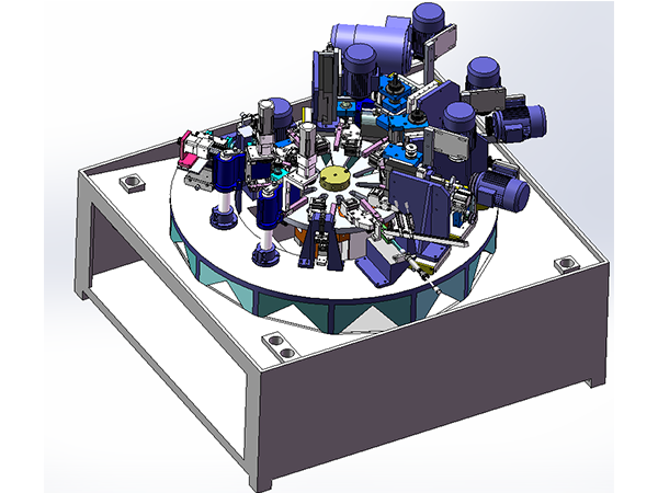 臥式轉盤氣門搖臂十工位搖臂軸