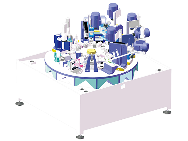 氣門搖臂銷十工位自動加工機