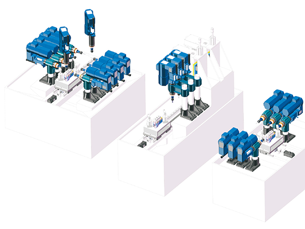 鋁方條閥座鉆孔倒角公司一體機